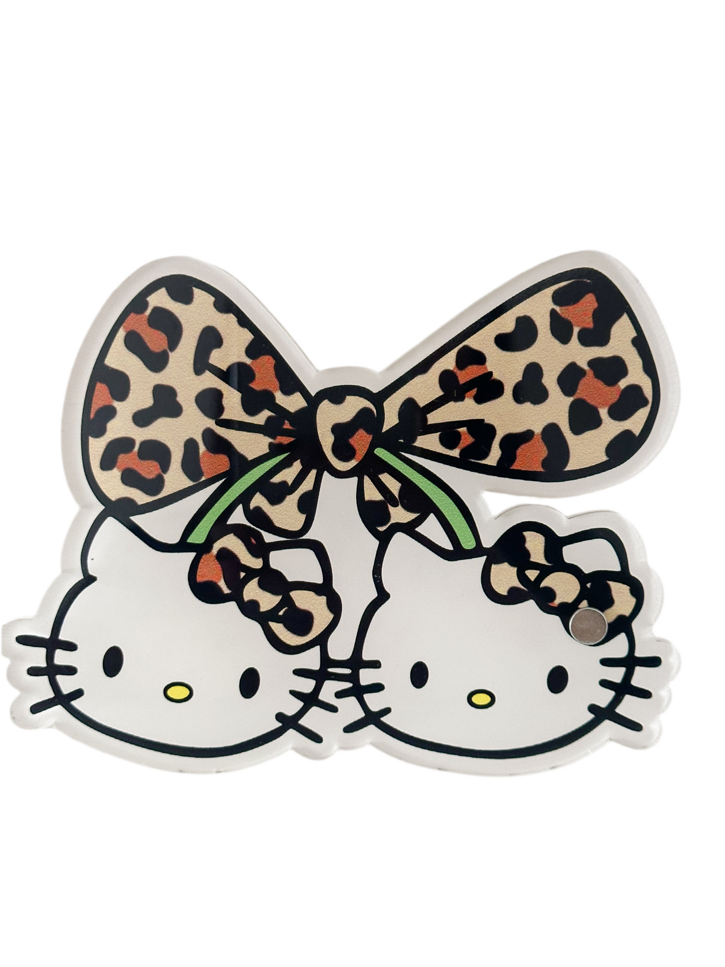 Leopard hello kitty tile
