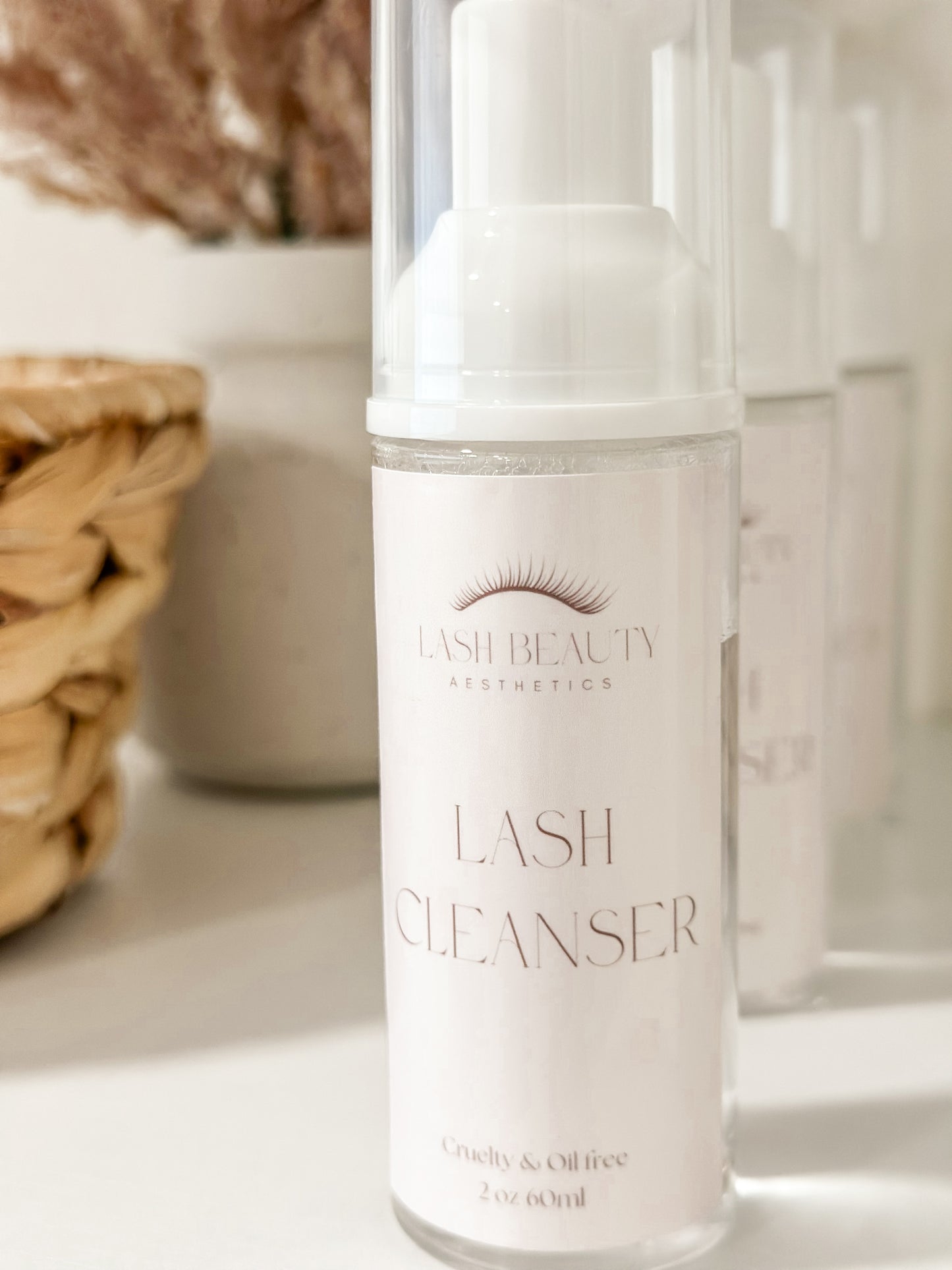 Lash foaming shampoo