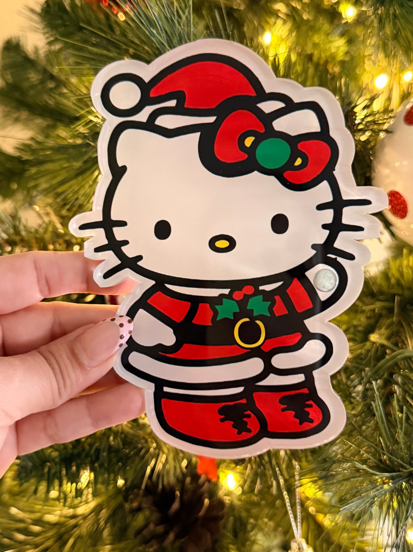 Santa Hello kitty tile
