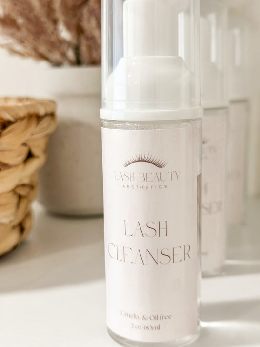 Lash foaming shampoo
