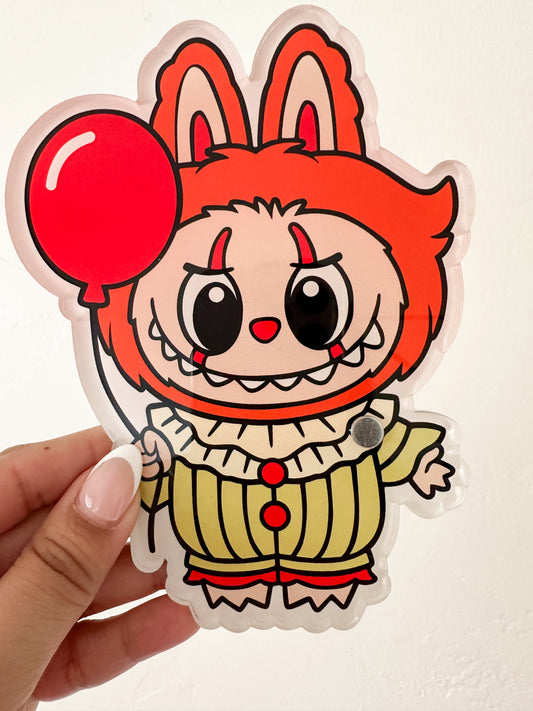 Orange labubu