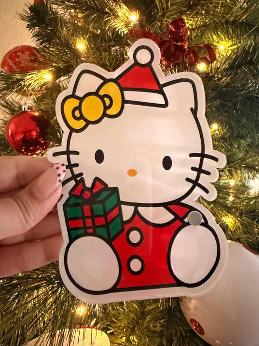 Christmas hello kitty tile